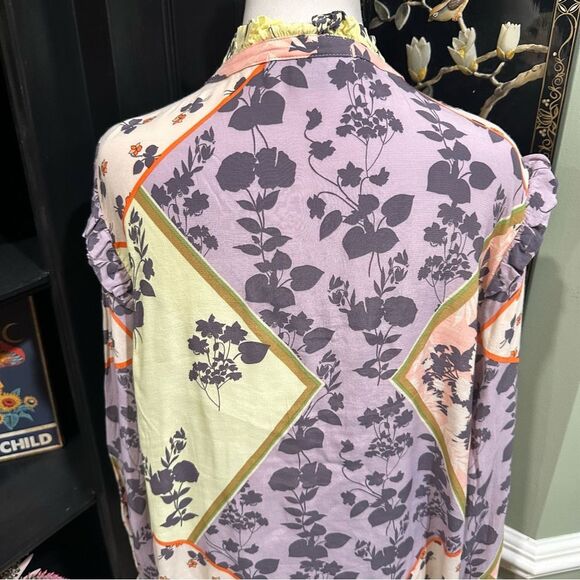 Sanctuary Floral Patchwork Boho Blouse - Size M - Picture 8 of 11